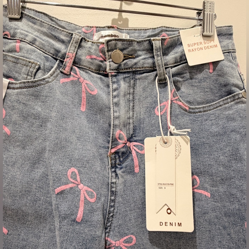 Women’s bow jeans - Picture 3 of 7
